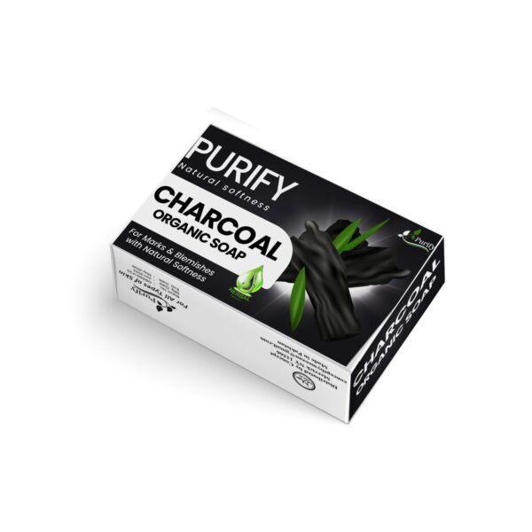 Organic Charcoal Soap Bar – deep cleansing and exfoliating for face and body