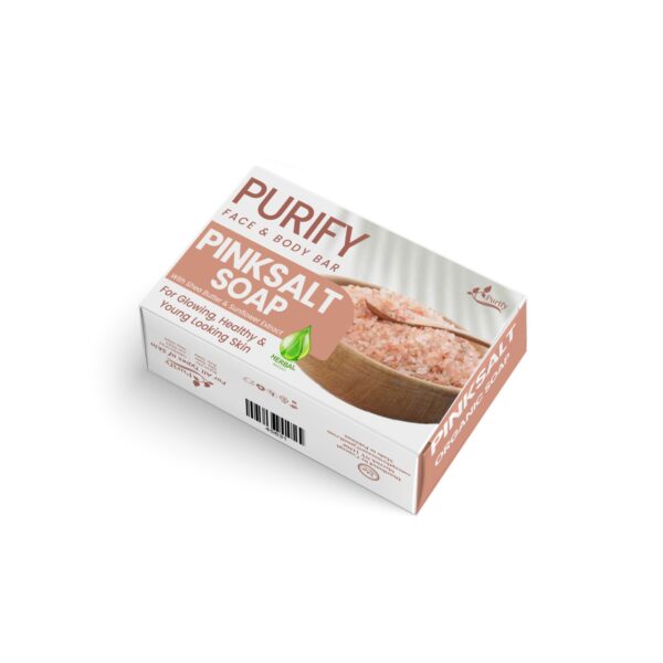 Pink Salt Soap Bar – natural exfoliating cleanser for radiant, glowing skin