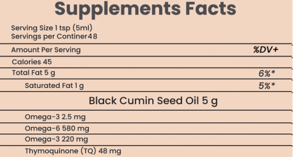240ml Cold-Pressed Black Seed Oil Bottle – Purify Products